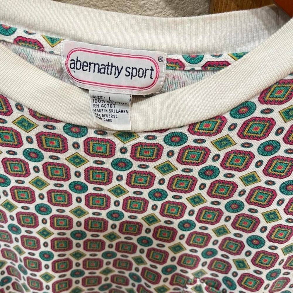 90s all over print cotton tee - Picture 3 of 6
